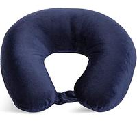 Wolf Essentials World'S Best Feather - Almohada de Cuello de Microfibra Suave, Color Azul Marino