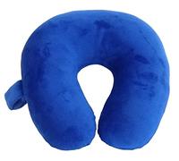 Wolf Essentials World'S Best Feather - Almohada de Cuello de Microfibra Suave para niños, Color Azul