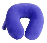 Wolf Essentials World'S Best Feather - Almohada de Cuello de Microfibra Suave para niños, Color Morado