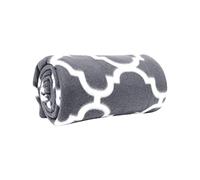 Wolf Essentials World'S Best - Manta de Viaje de Microfibra Suave y acogedora, 50 x 60 Pulgadas, Color carbón