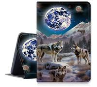 Wolf Family - Funda para iPad Pro de 13 pulgadas M4 2024, a prueba de golpes, de piel sintética, plegable, ajustable, con apagado y encendido automático para iPad Pro M4 de 13 pulgadas 2024