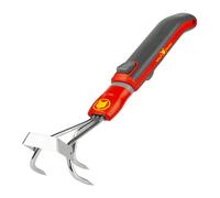 Wolf-garten lb-m/zm 015 rastrillo de jardín mango rojo acero