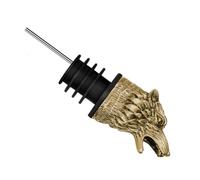 Wolf Head - Vertedor de vino - Boquilla de licor de animal, accesorio de aireador de vino seguro | Ventaja de diseño de control, propósito de precisión de vertido, aplicación de whiskySpirits, uso