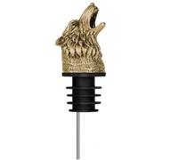 Wolf Head Wine Lerator - Difusor de bebidas para animales, punta de cinturón de alcohol, regulador de flujo de vino fácil de usar para el hogar, dispensador de espíritu decorativo, regalo para novio