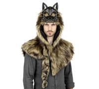 Wolf Headdress With Practical Design For Home Office School Outdoor Travel