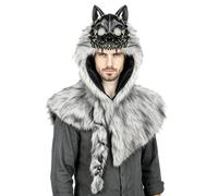 Wolf Headdress With Practical Design For Home Office School Outdoor Travel