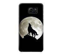 Wolf Howling at The Moon Funda Carcasa Case para Samsung Galaxy Note 5