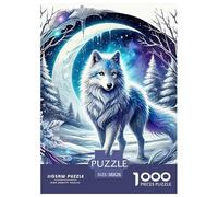 Wolf Impossible Creative Puzzle Challenge - 1000 Piece Art Entertainment for Adults, Gifts 14+ 38x26cm/1000pcs
