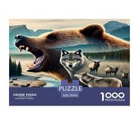 Wolf Impossible Creative Puzzle Challenge - 1000 Piece Art Entertainment for Adults, Gifts 14+ 70x50cm/1000pcs