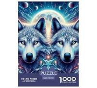 Wolf Impossible Puzzle Challenge for Adults - Educational 1000 Piece Artwork, Gifts 14+ 70x50cm/1000pcs
