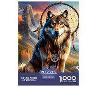 Wolf Impossible Puzzle Challenge for Adults - Educational 1000 Piece Artwork, Gifts 14+ 70x50cm/1000pcs