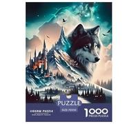 Wolf Impossible Puzzle Challenge for Adults - Educational 1000 Piece Artwork, Gifts for 14+ 70x50cm/1000pcs