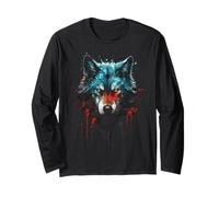 Wolf in Dir Alfa Wolf Lobos Lobo Viking Wolf Manga Larga