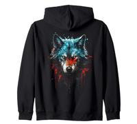 Wolf in Dir Alfa Wolf Lobos Lobo Viking Wolf Sudadera con Capucha