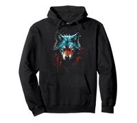 Wolf in Dir Alfa Wolf Lobos Lobo Viking Wolf Sudadera con Capucha