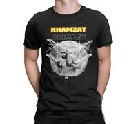 Wolf King Khamzat Chimaev Borz Novelty Sleeve Fighting Boxing T Shirt Round Neck Merchandise Gift
