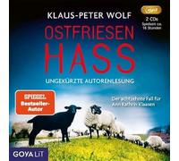 Klaus-Peter Wolf – Ostfriesenhass – Lectura íntegra del autor – CD