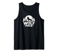 Wolf Lone Wolf Pack Howling Howl Wolf Timber Camiseta sin Mangas