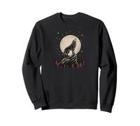 Wolf Lone Wolf Pack Howling Howl Wolf Timber Sudadera