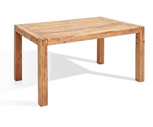 WOLF MÖBEL GmbH & Co. KG Mesa de Comedor Yoga, Madera, Natural, 140 x 76 x 90 cm