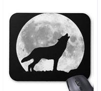 Wolf Mouse Pad Custom Wolf Howl Antideslizante para Juegos de Goma Mouse Pad Tamaño x Pulgada