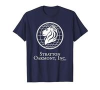Wolf of Wall Street Stratton Oakmont Camiseta, Hombre, Azul Marino, XXL