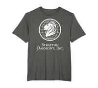 Wolf of Wall Street Stratton Oakmont Camiseta, Hombre Tallas Grandes, Asfalto, 2X Alto