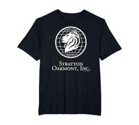 Wolf of Wall Street Stratton Oakmont Camiseta, Hombre Tallas Grandes, Negro, 2X Alto