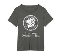 Wolf of Wall Street Stratton Oakmont Camiseta, Mujer Tallas Grandes, Asfalto, 4XL Grande