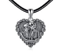 Wolf/Owl/Dragon/Horse Viking Necklace Silver Wolf Viking Necklace for Men Abalone Shell Animal Jewelry for Women Men Unisex Birthday Gift