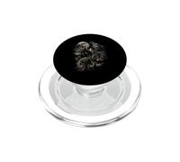 Wolf Pack Luna Bosque Árboles Vida Silvestre Naturaleza Gráfi PopSockets PopGrip para MagSafe