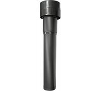 Wolf Pasatechos DN125 aislado, Largo:1159mm, negro, para CWL - 2575801