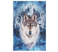 Wolf Puzzle de madera, 1000 piezas, puzle para adolescentes y adultos, juguete creativo, rompecabezas, (78 x 53 cm)
