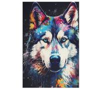 Wolf Puzzle de madera, 1000 piezas, puzle para adolescentes y adultos, juguete creativo, rompecabezas, (78 x 53 cm)