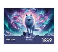 Wolf Puzzles Imposible,desafío for Adults Juego Educativo 1000 Piezas Obra De Arte De Juego De para Adultos, Regalos A Partir De 14 Años 70x50cm/1000pcs