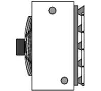 Wolf Rejilla de inducción para unidad de pared LH 40, con actuador de 24 V - 6500958