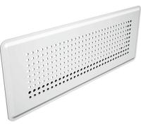 Wolf Rejilla de suelo 350x130mm blanco para sistema de conductos flexible 50x100, para CWL - 2576175
