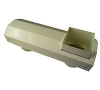 Wolf Rejilla doble de impulsión y extracción DN125 blanca, para CWL-F-150 - 2577458