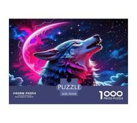 Wolf Rompecabezas 1000 Piezas Animal Estéticos Y Desafiantes Rompecabezas De Desafío Duro Imposible Regalos para Mujeres, Regalos para Hombres Entretenimiento Creativo para Adultos Y Niños Mayores De