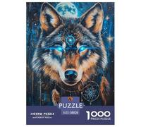 Wolf Rompecabezas Imposible,desafío for Adults Juego Educativo 1000 Piezas Obra De Arte De Juego De para Adultos Y Niños A Partir De 12 Años 38x26cm/1000pcs
