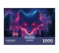 Wolf Rompecabezas Imposible,desafío para Adultos Juego Educativo 1000 Piezas Obra De Arte De Juego De para Adultos Y Niños 70x50cm/1000pcs