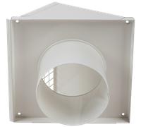 Wolf Sombrerete de pared DN125 Color: blanco, para CWL - 2575809