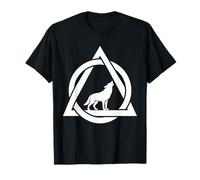 Wolf Therian Geometric Symbol Animal Identity Camiseta