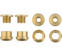 Wolf Tooth Components 1x 6mm Cadena Tornillo Oro Juego De 4 Dual Hex Accesorios
