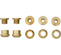 Wolf Tooth Components 1x 6mm Cadena Tornillo Oro Juego De 5 Dual Hex Accesorios
