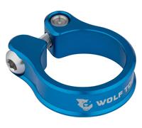Wolf Tooth Components Abrazadera de sillín azul 31.8 mm