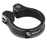Wolf Tooth Components Abrazadera de sillín negro 38.6 mm