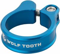 Wolf Tooth Components Abrazadera Tija Asiento 34.9mm Azul