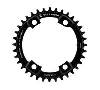 Wolf Tooth Components Plato 110 BCD Asymmetric 4 brazos para Shimano negro 40 dientes