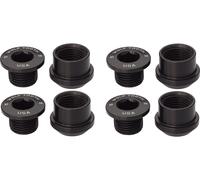 Wolf Tooth Components Set de tornillos de plato 4 brazos 6 mm black 6 mm